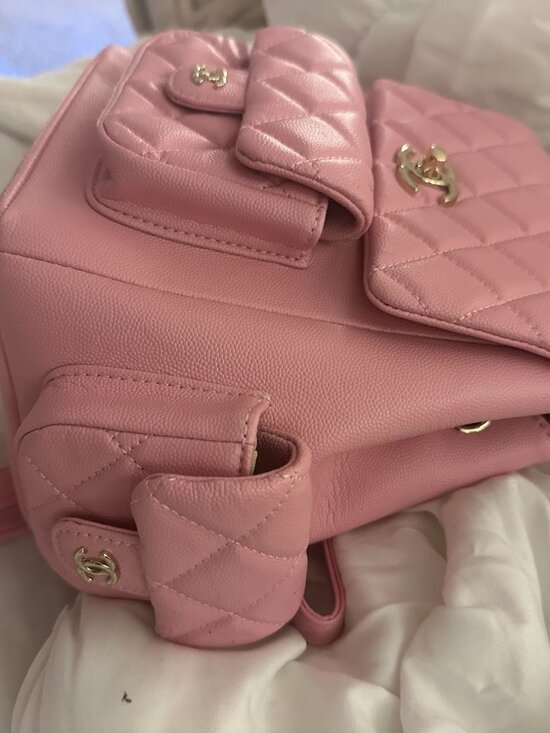 Mini pink backpack